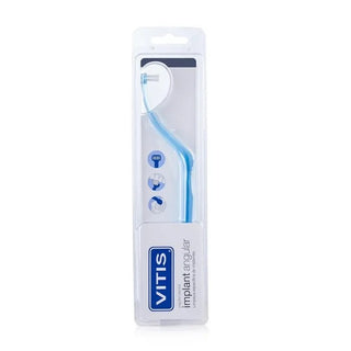 Cepillo de dientes angular para implantes dentales Vitis 