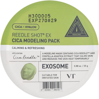 VT Cosmetics Reedle Shot Ex Cica Modeling Pack 25g — Maschera viso