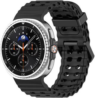 4wrist Cinturino Sportivo Samsung Galaxy Watch8 Nero — Cinturino smartwatch