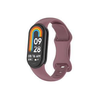 4Wrist Cinturino Silicone Xiaomi 9 E 8 Viola Fumo — Cinturino smartwatch