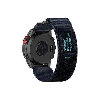 4Wrist Cinturino Velcro Garmin 26 mm Blu — Cinturino smartwatch