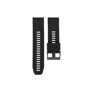 4Wrist Cinturino Silicone Garmin Fenix 7X/6X/5X Plus/3 26 mm Nero — Cinturino smartwatch