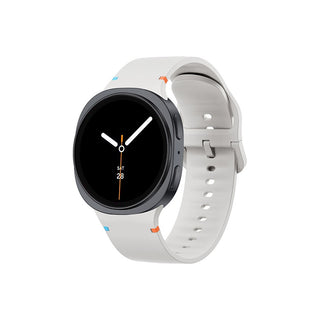 4wrist Cinturino Silicone Samsung Galaxy Watch8 Bianco — Cinturino smartwatch