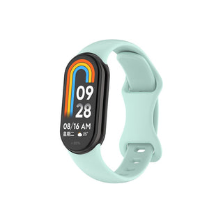 4wrist Cinturino In Silicone Per Xiaomi 9 E 8 Verde Chiaro — Cinturino smartwatch