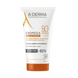 A-Derma Protective Emollient Cream Spf 50+ Exomega Control (Emollient Sunscreen) 150 Ml 