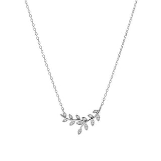Again Jewelry Collana Argento Zirconi Branch Ajna0017 — Collana