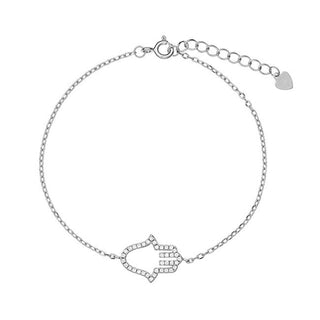 Again Jewelry Bracciale Hamsa Argento Mano Di Fatima AJNR0014 — Bracciale