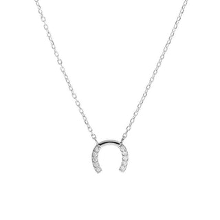 Again Jewelry Collana Ferro Di Cavallo Argento Scintillante AJNA0021 — Collana