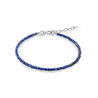 Again Jewelry Bracciale Lapislazzuli Minerale Ajknr015 — Bracciale