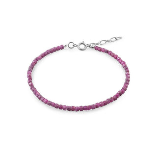 Again Jewelry Bracciale Rubino Minerale Ajknr014 — Bracciale
