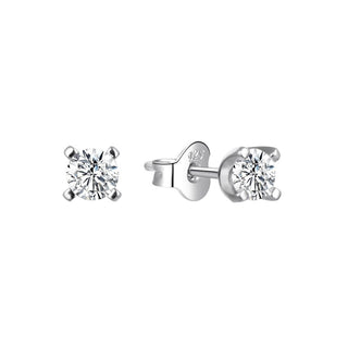 Agato Orecchini Bottone Argento Agt-E056Pw 0,4 cm — Orecchini