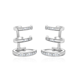 Agato Orecchini Argento Moda Zirconi AGUC3378 — Orecchini