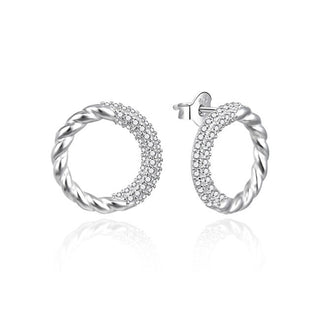 Agato Orecchini In Argento Con Zirconi Agt-E189Pw — Orecchini