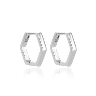 Agato Orecchini In Argento Hexagon Agt-E226K — Orecchini