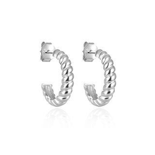 Agato Orecchini Semicircolari In Argento Agt-E191P — Orecchini