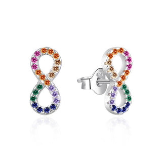 Agato Orecchini Giocosi Infinity Con Zirconi Colorati Agt-E229Pc — Orecchini