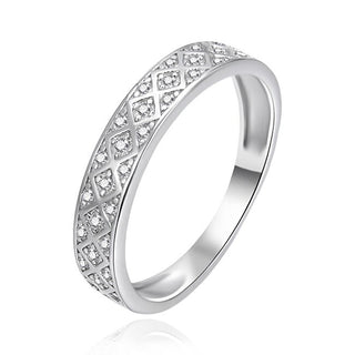 Agato Anello Argento Zirconi Trasparenti Agt-R51W 60 mm — Anello