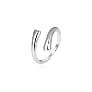 Agato Anello Aperto Minimalista In Argento Agt-R53X 62 Mm — Anello