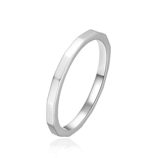 Agato Anello Argento AGT-R70W Circuito 52 mm — Anello
