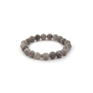 Agato Bracciale Giada Grigia Mink102/17 — Bracciale
