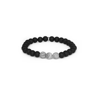 Agato Bracciale Onice Diaspro Mink138/21 — Bracciale