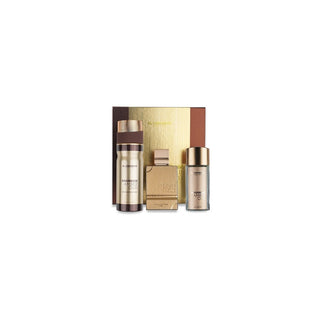 Al Haramain Amber Oud Gold Edition Extreme 75 ml + 30 ml + 250 ml — Set Profumato