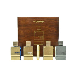 Al Haramain Amber Oud Collection 4 x 60 ml + Flacone Ricaricabile — Eau de Parfum