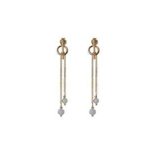 Alisia Gold-Plated Drop Earrings with Morganite Al3123.01.073 