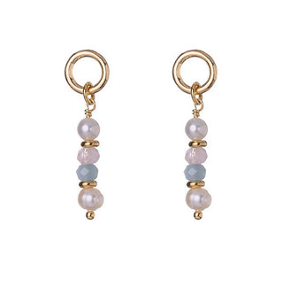 Alisia Delicious Drop Earrings With Authentic Pearls And Morganite Al4512.01.000 