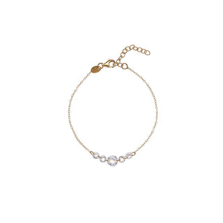 Alisia Damenarmband vergoldet mit transparenten Zirkonia Al4841.01.000 