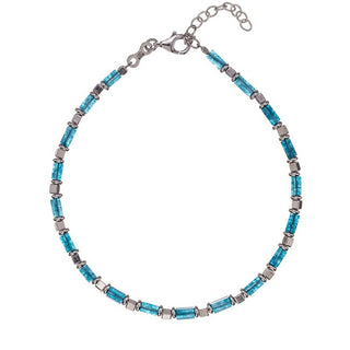 Alisia Elegante Silver Bracelet for Men Al5096-Silver-Blue 