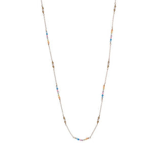 Alisia Affascinante Collana Con Perle Di Giada Colorata Al4931-Oro — Collana