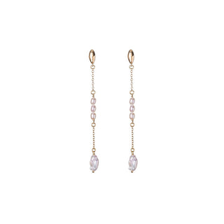 Alisia Long Drop Earrings with Freshwater Pearls Al5116.01.000 
