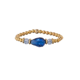 Alisia Gold Plated Sphere Ring with Zirconia and Crystal Al5227.01.000.D - Size: 53 Mm 