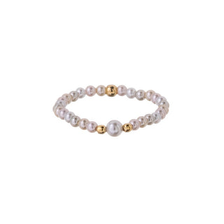 Alisia Elegante Ring With Synthetic Pearls Al5169.01.000.D - Size: 53 Mm 