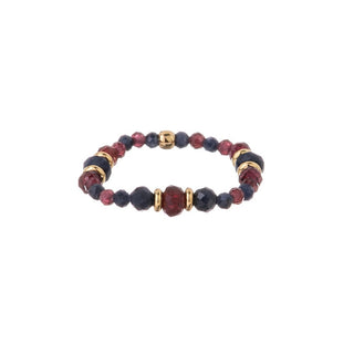 Alisia Beautiful Ring In Garnet And Sapphire Al5238.01.000.D - Size: 57 Mm 
