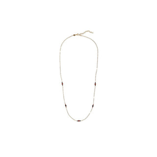 Alisia Collana Placcata Oro Con Granati E Zaffiri Al5230.01.000 — Collana