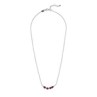 Alisia Collana Argento Granato — Collana