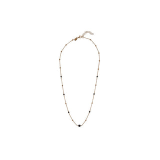Alisia Collana Oro Spinello Nero — Collana