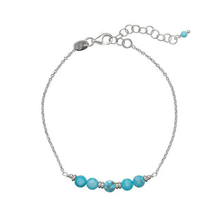 Alisia Bracciale Argento Turchese — Bracciale