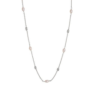 Alisia Collana Argento Perle Fiume — Collana