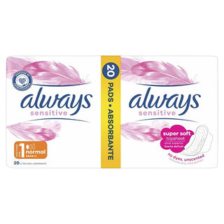 Always Assorbenti Ultra Sensitive Normal Duo 20 Pezzi — Assorbente igienico