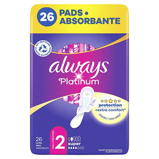 Always Assorbenti Igienici Ultra Platinum Super 26 Pezzi — Assorbenti igienici