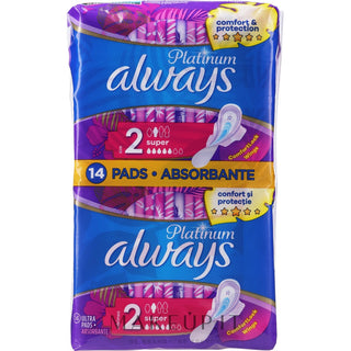 Always Assorbenti Igienici Ultra Platinum Super Duo 14 Pezzi — Assorbenti igienici
