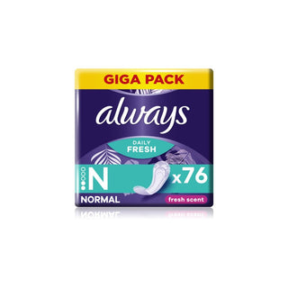 Always Salvaslip Daily Fresh Normal Fresh Scent 76 Pezzi — Salvaslip