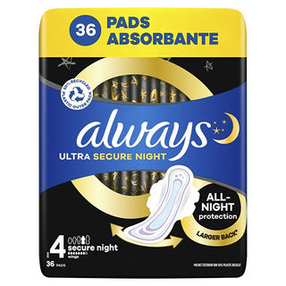 Always Assorbenti Ultra Secure Night 36 Pezzi — Assorbente igienico
