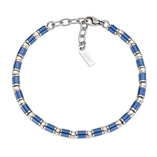 Amen Bracciale Da Uomo In Acciaio Con Perline ACBR1315 — Bracciale