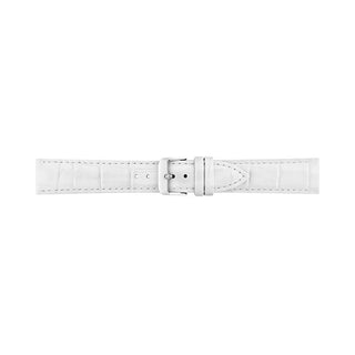 A-Nis Padded Crocodile Strap Ak1306.09 - Width: 18 Mm 