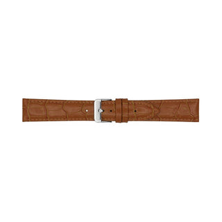 A-Nis Padded Crocodile Strap Ak1306.03 - Width: 18 Mm 