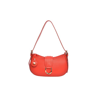 Anna Luchini Borsa Da Donna Banana Bag Rosso — Borsa